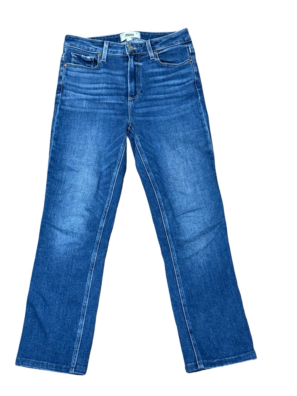 👖 PAIGE Women’s Cindy Crop Jeans Dark Wash Size 27